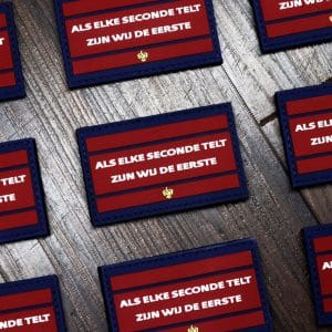 Brandweer Patch / Embleem – “Als elke seconde telt zijn wij de eerste”