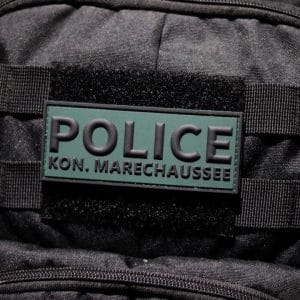 Police Kon. Marechaussee Patch / Embleem – green